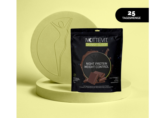 Nottevit Skinny Sleep Night Protein Weight Control - Schokoladengeschmack (25 Portionen)