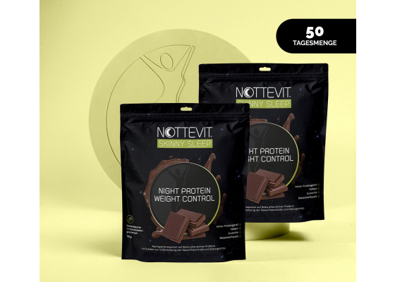Nottevit Skinny Sleep Night Protein Weight Control - Schokoladengeschmack (50 Portionen)