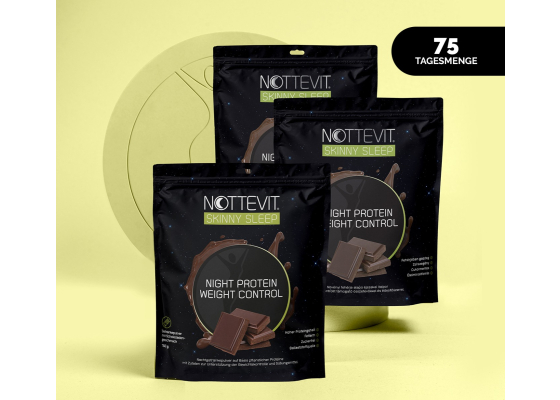 Nottevit Skinny Sleep Night Protein Weight Control - Schokoladengeschmack (75 Portionen)